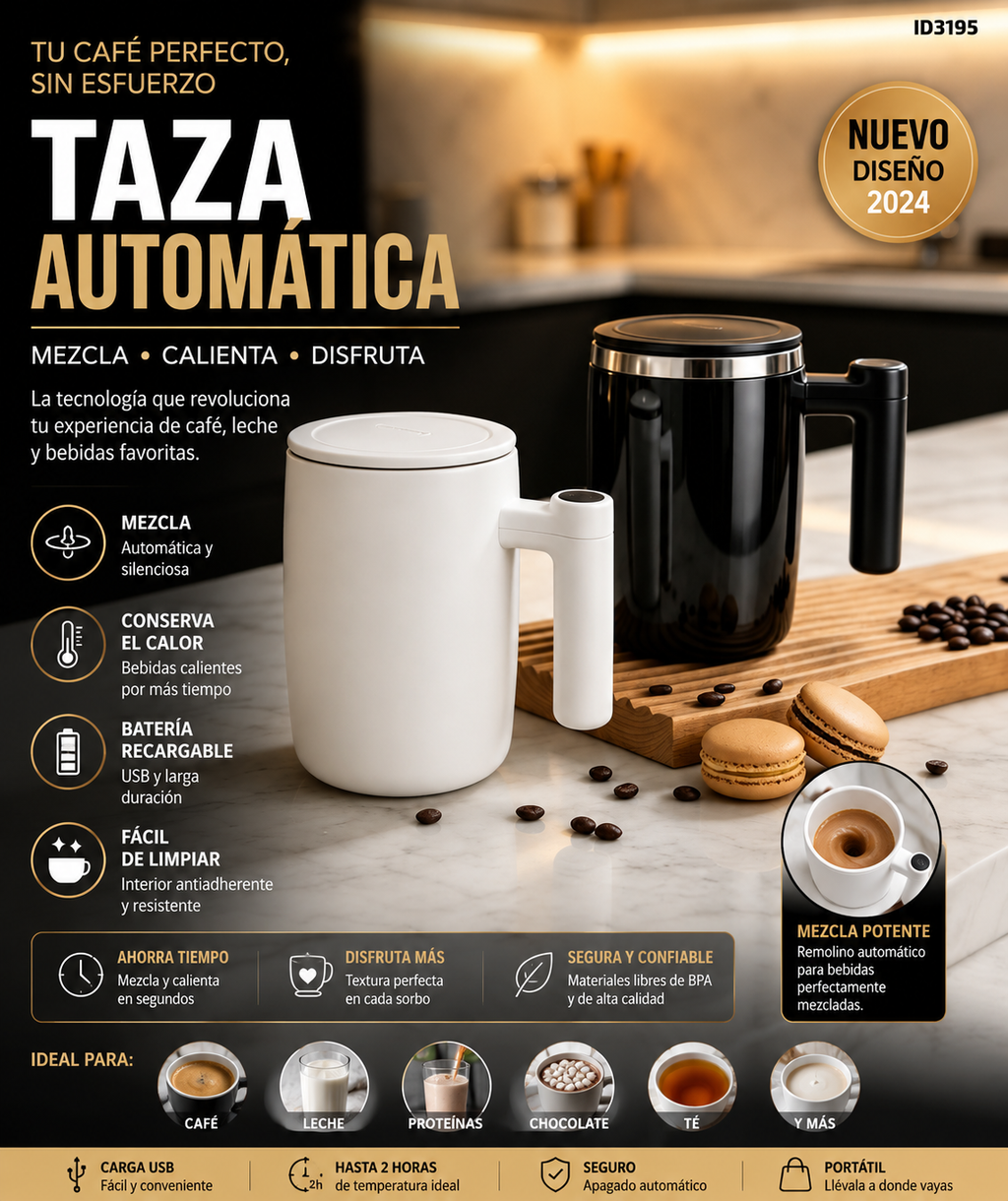 Taza termica autorevolvente